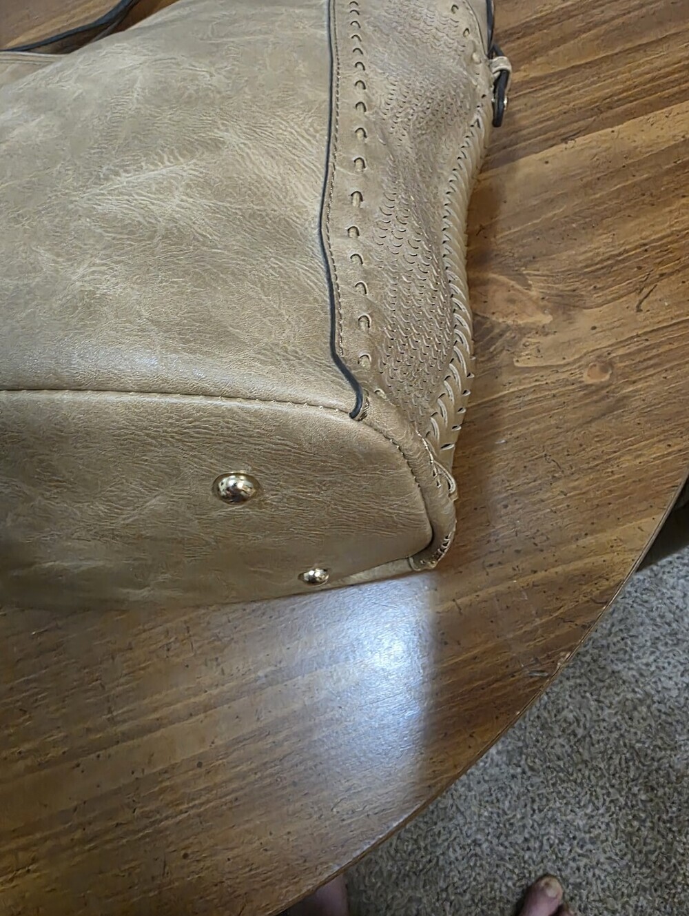 Handbag Republic Calin Collection Whipstitch Vegan Leather NWT - Picture 7 of 16